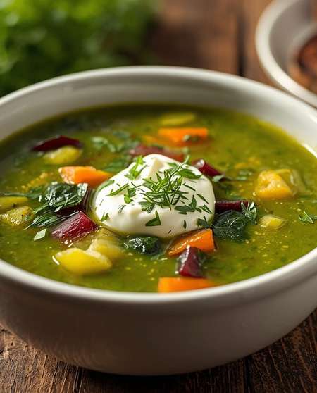 Green Borscht with Sorrel - recipes
