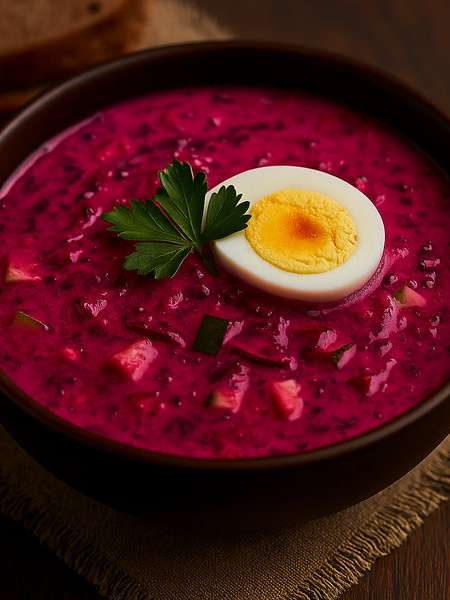 Cold Beet Soup (Kholodnyk) - recipe