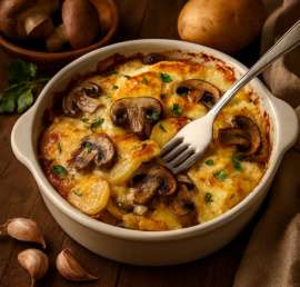 Potato Mushroom Casserole - recipe