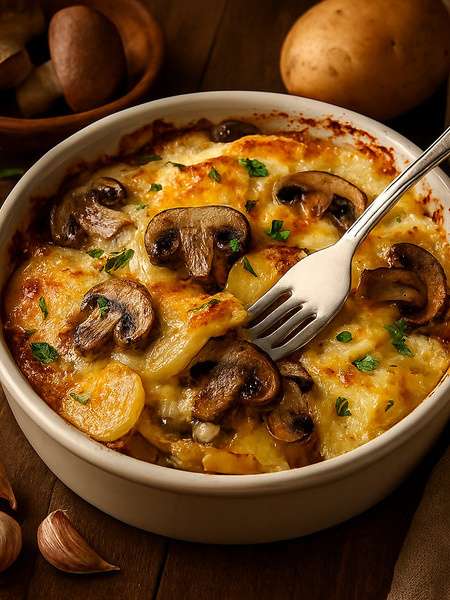Potato Mushroom Casserole - recipe